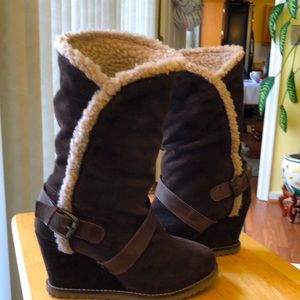 Cute Wedge Winter Boots